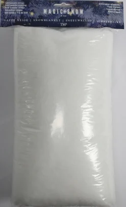 Clearance Magic Snow Kunstschnee-Decke weiß 100 x 100 cm Kunstschnee