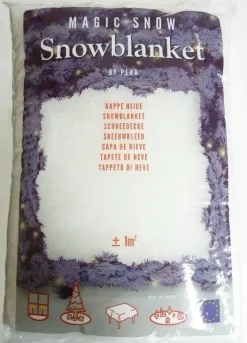 Clearance Magic Snow Schneedecke 1 m2 Weihnachtsbaumdecken & -Körbe|Weihnachtsdorf Untergrund