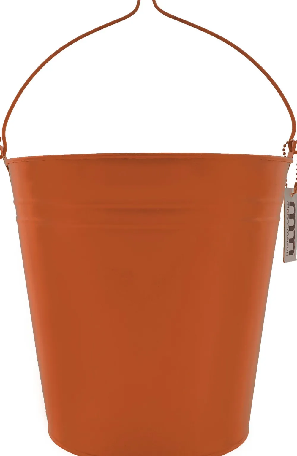 Sale Maison Maison Zinkeimer D 23 H 22 cm terracotta Blumentöpfe & Pflanzgefäße