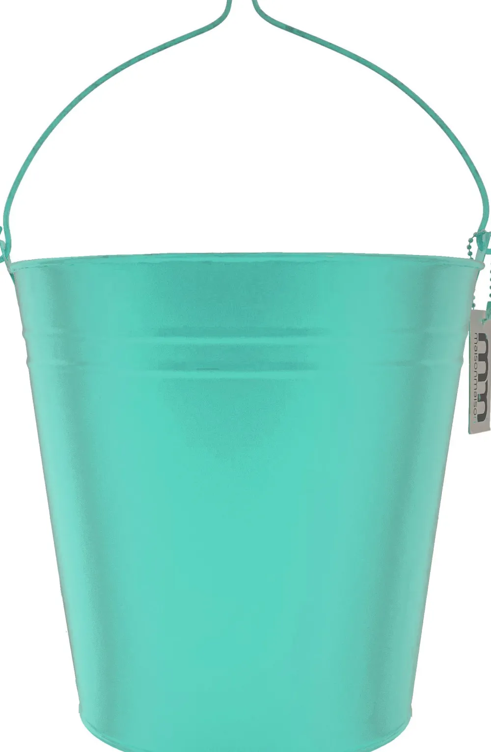 Best Maison Maison Zinkeimer D 23 H 22 cm türkis Blumentöpfe & Pflanzgefäße