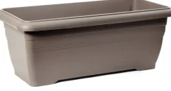 New Mega Collections Balkonkasten Linea taupe 80 x 38 x 31 cm Balkonkästen|Blumentöpfe & Pflanzgefäße