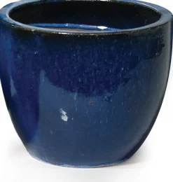 Hot Mega Collections Blumentopf Debora blau D 22 H 21 cm Blumentöpfe|Blumentöpfe & Pflanzgefäße