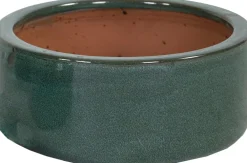 Mega Collections Pflanzschale Sanne grün D 38 H 20 cm Blumentöpfe|Blumentöpfe & Pflanzgefäße