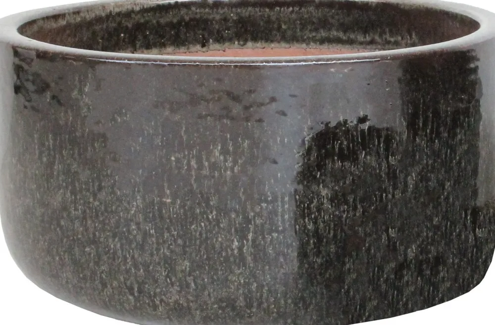 Discount Mega Collections Pflanzschale Bowl braun D 31 H 15 cm Blumentöpfe|Blumentöpfe & Pflanzgefäße