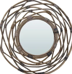 New Mega Collections Spiegel Bantul naturell D 60 H 3 cm Gartenspiegel