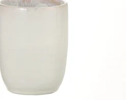 Sale Mica Decorations Becher Tabo weiß D 7,5 cm H 10 cm Geschirr & Gläser