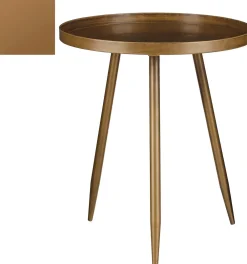 Best Mica Decorations Beistelltisch Flores bronze D 42 H 48 cm Beistelltische|Beistelltische