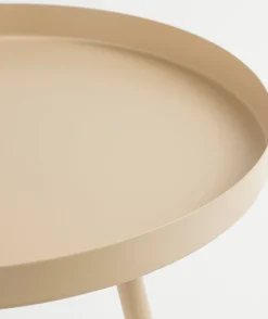 Sale Mica Decorations Beistelltisch Flores beige D 42 H 49 cm Beistelltische|Beistelltische