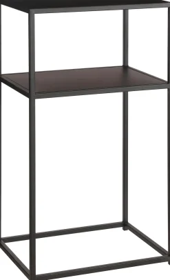 Discount Mica Decorations Beistelltisch Nero schwarz 40 x 30 x 70 cm Beistelltische|Beistelltische