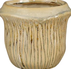 Hot Mica Decorations Blumentopf Catona beige D 14,5 H 12 cm Blumentöpfe & Pflanzgefäße|Blumentöpfe