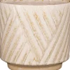Clearance Mica Decorations Blumentopf mit Fuß Levi creme D 14 H 12,5 cm Blumentöpfe & Pflanzgefäße|Blumentöpfe