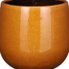Mica Decorations Blumentopf Pablo gelb D 21 H 19 cm Blumentöpfe|Blumentöpfe & Pflanzgefäße