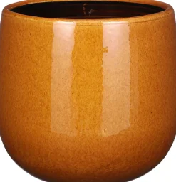 Mica Decorations Blumentopf Pablo gelb D 21 H 19 cm Blumentöpfe|Blumentöpfe & Pflanzgefäße