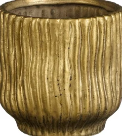Best Mica Decorations Blumentopf Ponta gold D 13,5 H 13,5 cm Blumentöpfe|Blumentöpfe & Pflanzgefäße