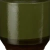 Clearance Mica Decorations Blumentopf Coimbra grün D 17 H 16 cm Blumentöpfe|Blumentöpfe & Pflanzgefäße