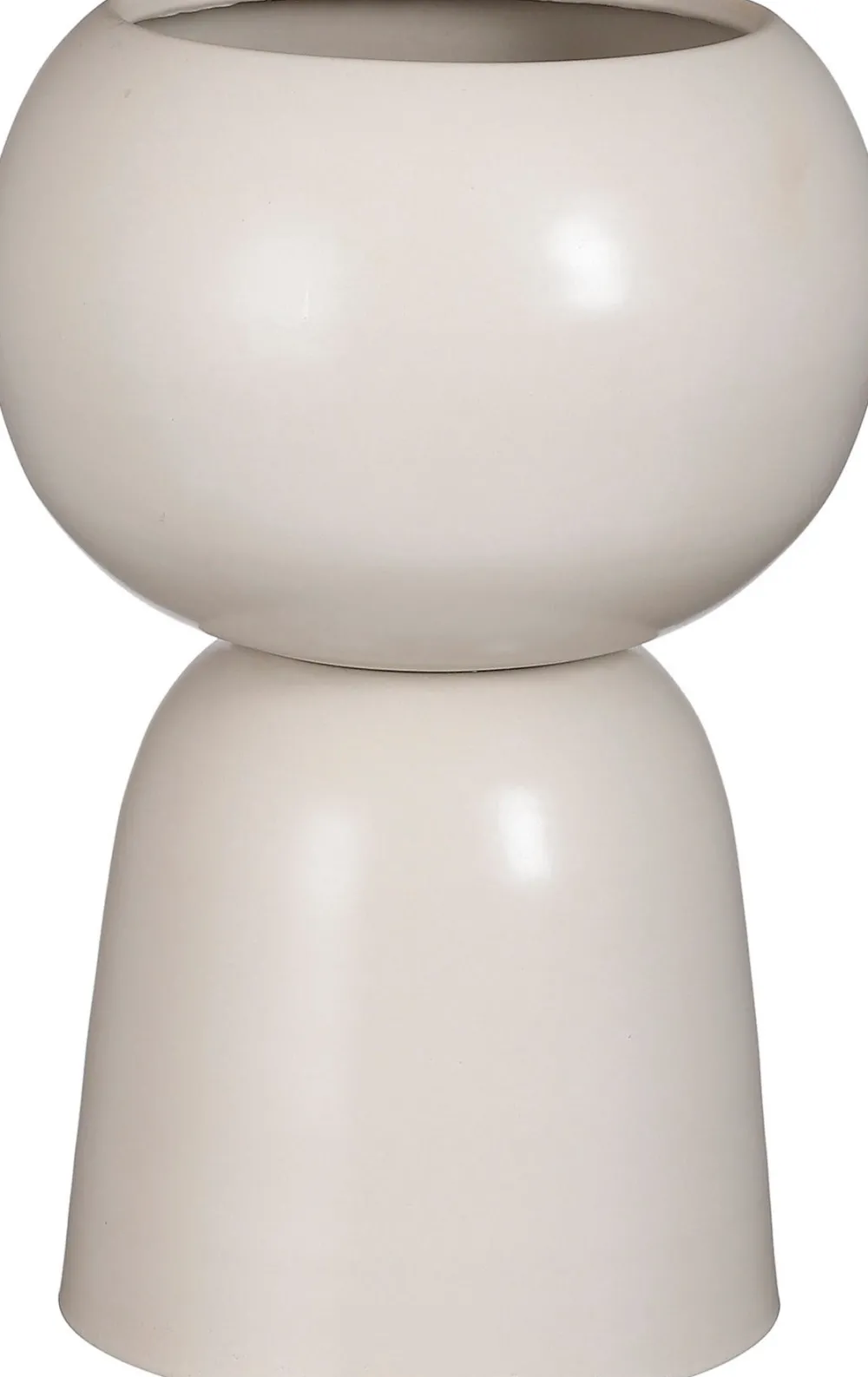 New Mica Decorations Blumentopf Baloe beige D 20 H 30,5 cm Blumentöpfe|Blumentöpfe & Pflanzgefäße