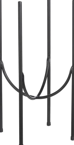 Hot Mica Decorations Blumentopf-Ständer Kimo schwarz D 23,5 H 40 cm Blumenständer