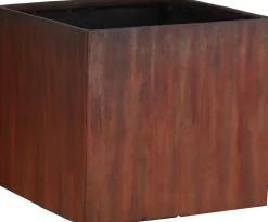 Online Mica Decorations Blumentopf Bravo 37 x 37 x 33 cm kupfer Blumentöpfe|Blumentöpfe & Pflanzgefäße