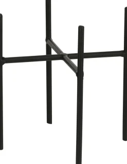 Sale Mica Decorations Blumentopf-Ständer Ascot schwarz D 13,5 cm H 14 cm Blumenständer