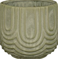 New Mica Decorations Blumentopf Nila grün D 13 H 11 cm Blumentöpfe|Blumentöpfe & Pflanzgefäße