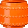 Mica Decorations Blumentopf Boaz orange D 21 H 16,5 cm Blumentöpfe|Blumentöpfe & Pflanzgefäße