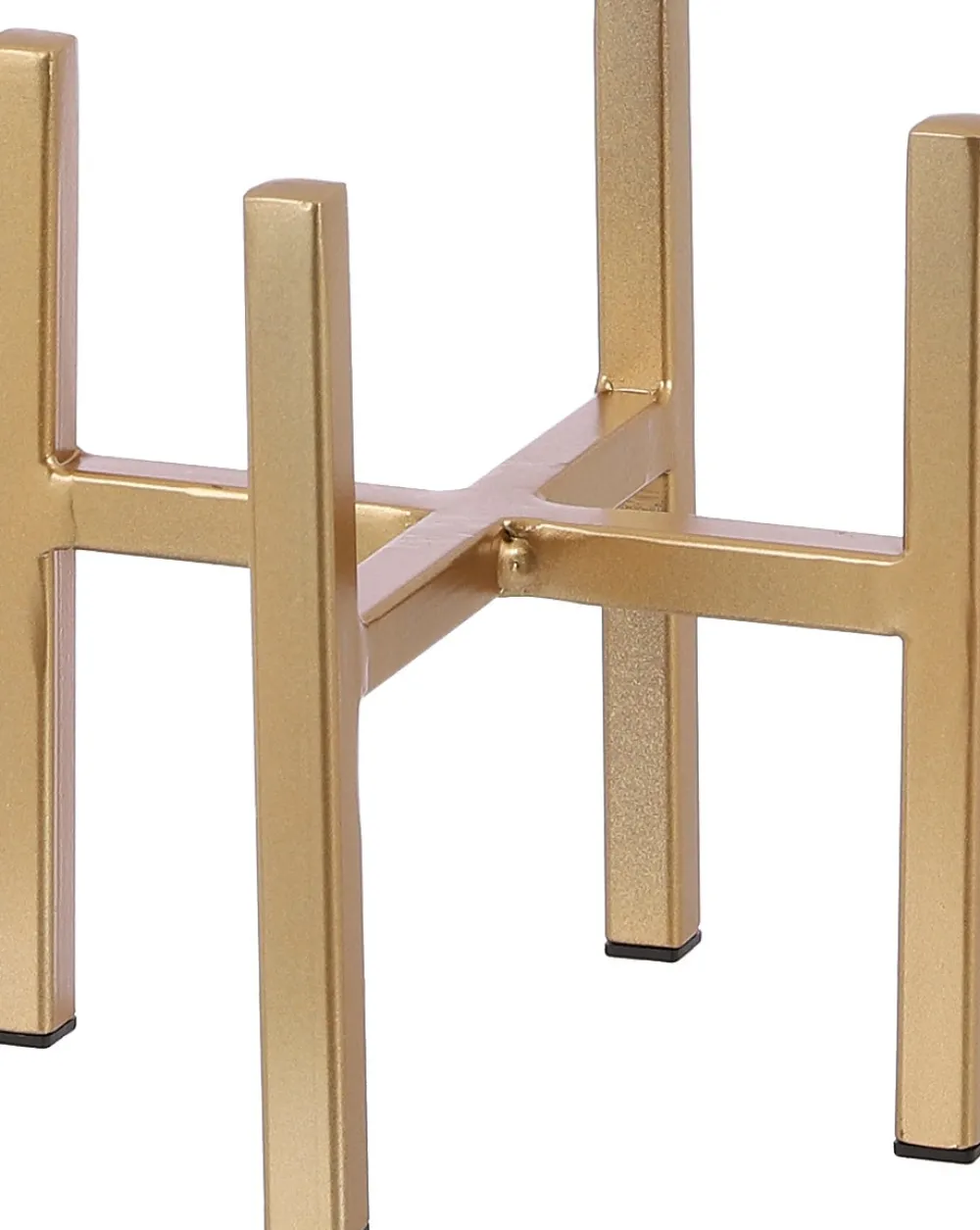 Outlet Mica Decorations Blumentopf-Ständer Ascot gold 14 x 14 x 16 cm Blumenständer