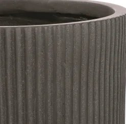 Mica Decorations Blumentopf mit Füßen Nuovo D 30,5 H 46 cm braun Blumentöpfe|Blumentöpfe & Pflanzgefäße