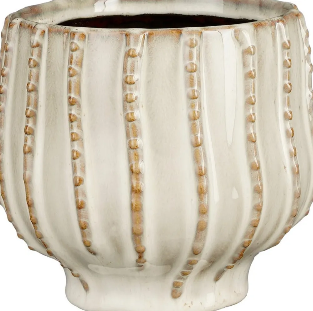 New Mica Decorations Blumentopf Cathy weiß D 14,5 H 13,5 cm Blumentöpfe & Pflanzgefäße|Blumentöpfe