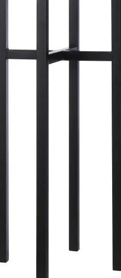 Sale Mica Decorations Blumentopf-Ständer Ascot schwarz 34 x 34 x 71 cm Blumenständer