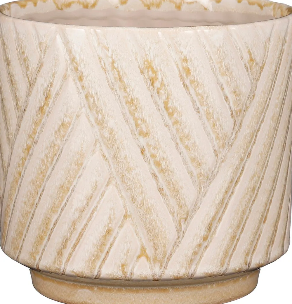 New Mica Decorations Blumentopf Levi creme D 16 H 14 cm Blumentöpfe & Pflanzgefäße|Blumentöpfe