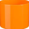 Outlet Mica Decorations Blumentopf Era orange D 12 H 10 cm Blumentöpfe|Blumentöpfe & Pflanzgefäße