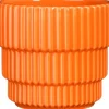 Hot Mica Decorations Blumentopf Cella orange D 12 H 11 cm Blumentöpfe & Pflanzgefäße|Blumentöpfe