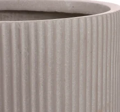 Clearance Mica Decorations Blumentopf mit Füßen Nuovo D 30,5 H 46 cm beige Blumentöpfe|Blumentöpfe & Pflanzgefäße