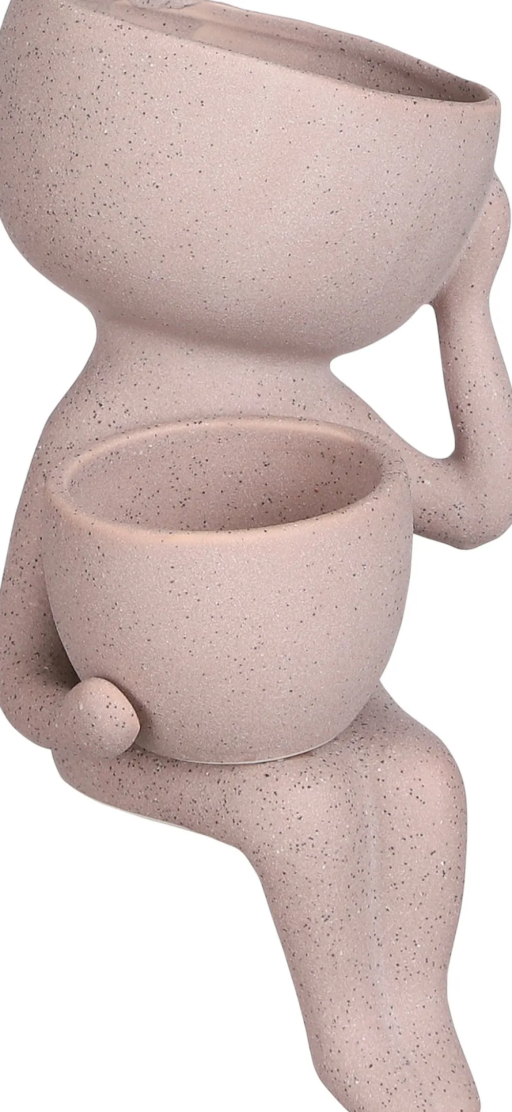 Best Mica Decorations Blumentopf Man braun 17,5 x 14 x 26 cm Blumentöpfe & Pflanzgefäße|Blumentöpfe