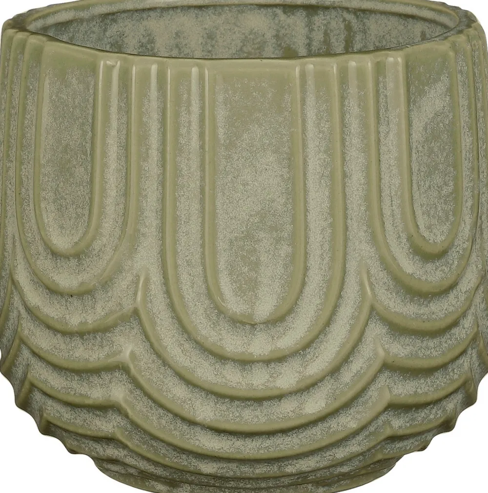 Best Mica Decorations Blumentopf Nila grün D 11,5 H 9 cm Blumentöpfe|Blumentöpfe & Pflanzgefäße