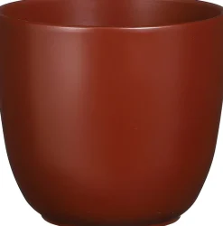 Clearance Mica Decorations Blumentopf Tusca D 17 H 16 cm dunkelbraun Blumentöpfe|Blumentöpfe & Pflanzgefäße