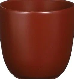 Outlet Mica Decorations Blumentopf Tusca D 13,5 H 13 cm dunkelbraun Blumentöpfe|Blumentöpfe & Pflanzgefäße