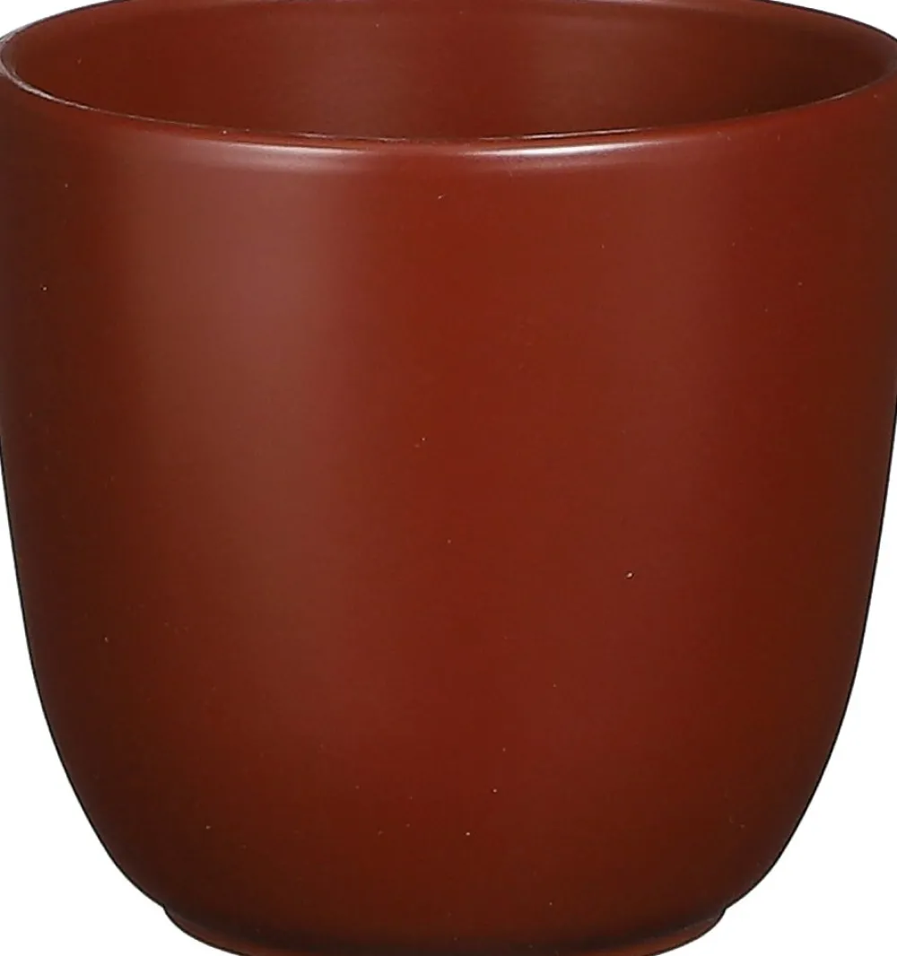 Outlet Mica Decorations Blumentopf Tusca D 13,5 H 13 cm dunkelbraun Blumentöpfe|Blumentöpfe & Pflanzgefäße