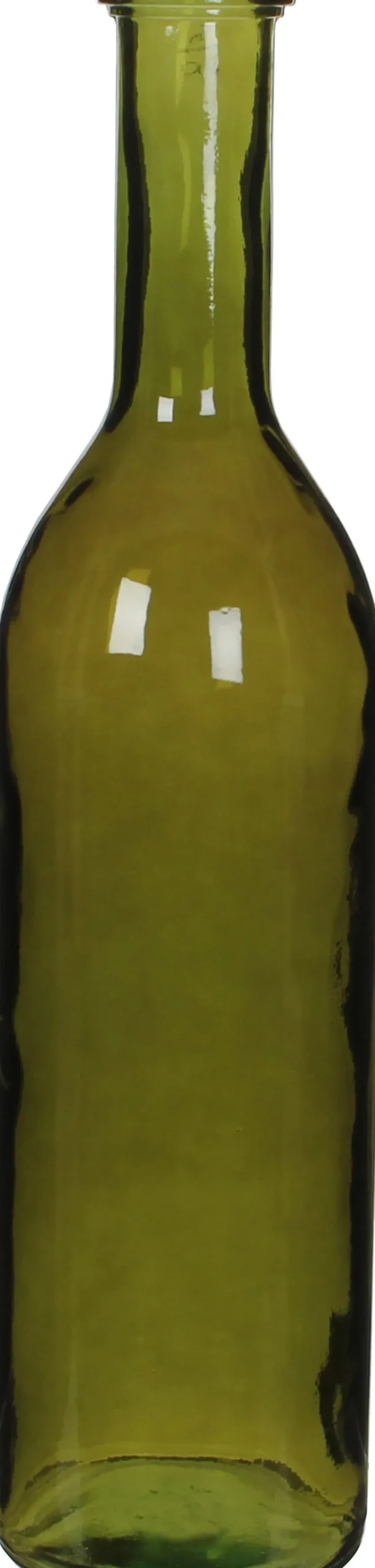 Online Mica Decorations Deko-Flasche Rioja grün D 18 cm H 75 cm Vasen & Krüge|Blumentöpfe & Pflanzgefäße