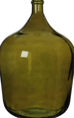 Best Mica Decorations Deko-Flasche Diego grün D 40 cm H 56 cm Vasen & Krüge|Blumentöpfe & Pflanzgefäße