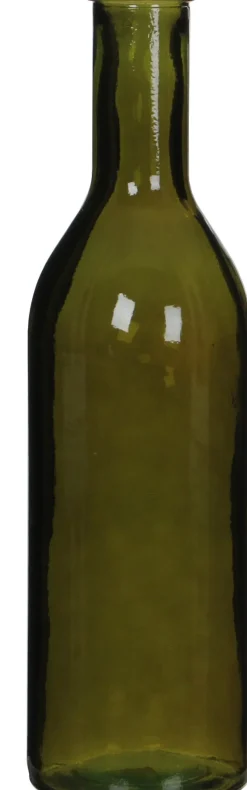 Sale Mica Decorations Deko-Flasche Rioja grün D 15 cm H 50 cm Blumentöpfe & Pflanzgefäße|Vasen & Krüge