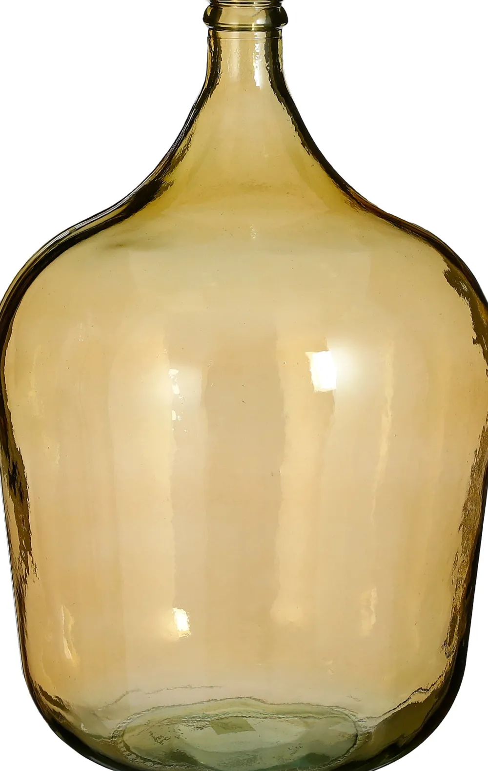 Hot Mica Decorations Deko-Flasche Diego gelb D 40 cm H 56 cm Vasen & Krüge|Blumentöpfe & Pflanzgefäße