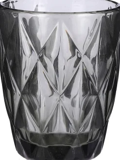 New Mica Decorations Glas Boulogne grau D 8 cm H 10 cm Geschirr & Gläser