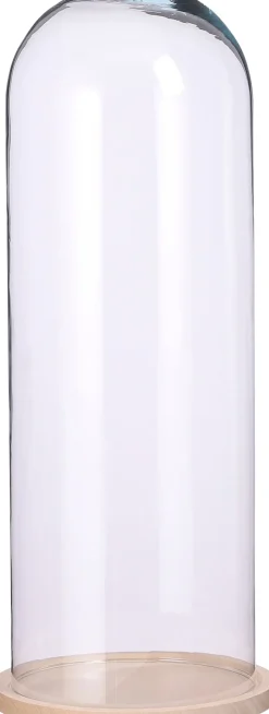 Online Mica Decorations Glasglocke mit Teller Hella transparent D 21 H 55,5 cm Glasglocken