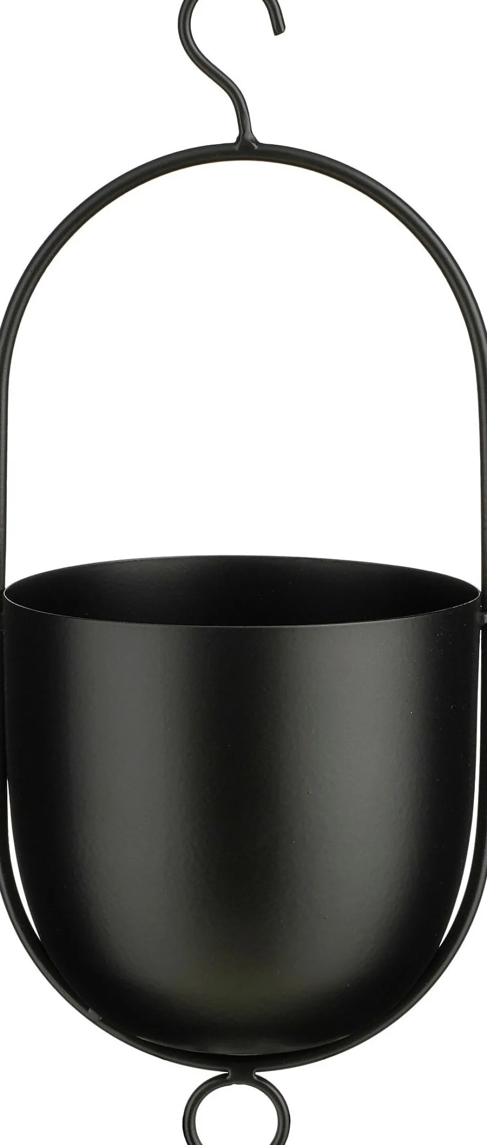 Hot Mica Decorations Hängetopf Bob schwarz 15 x 14 x 36 cm Blumenampeln & Hängetöpfe|Blumentöpfe & Pflanzgefäße