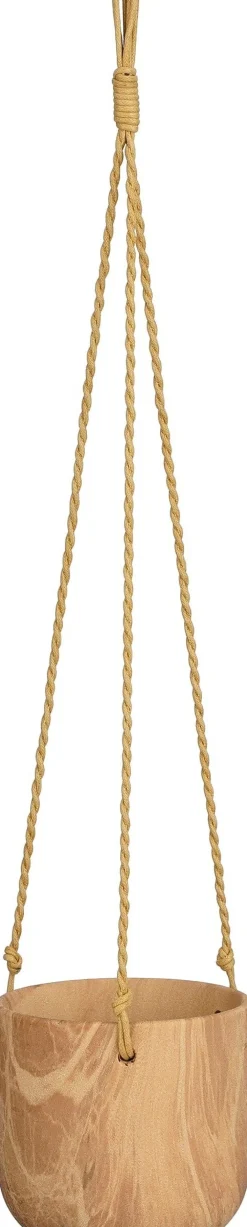 Sale Mica Decorations Hängetopf Trentino braun D 12 H 11 cm Blumenampeln & Hängetöpfe|Blumentöpfe & Pflanzgefäße