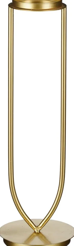 Discount Mica Decorations Kerzenständer Roba gold D 15 H 48 cm Kerzenständer