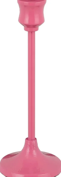 New Mica Decorations Kerzenständer Tulli rosa D 8,5 H 30 cm Kerzenständer