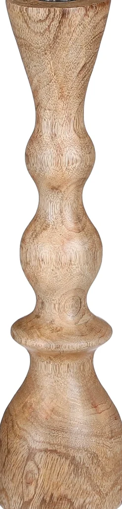 Clearance Mica Decorations Kerzenständer Breggo naturel D 7 H 30 cm Kerzenständer