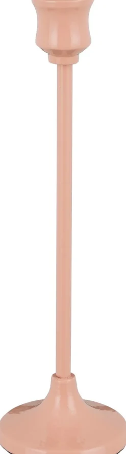 Outlet Mica Decorations Kerzenständer Tulli hellrosa D 8,5 H 30 cm Kerzenständer